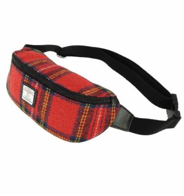 Harris Tweed B/W belt bag