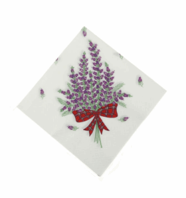 Serviettes Lrg- Scottish Heather